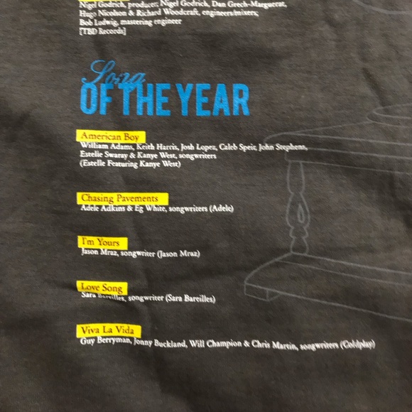 51st Grammy Awards mens grey short sleeve t-shirt - Picture 8 of 9